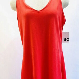 NWT SO GOODS FOR LIFE Juniors Sleeveless Halter V-Neck Above the Knee Dress XL